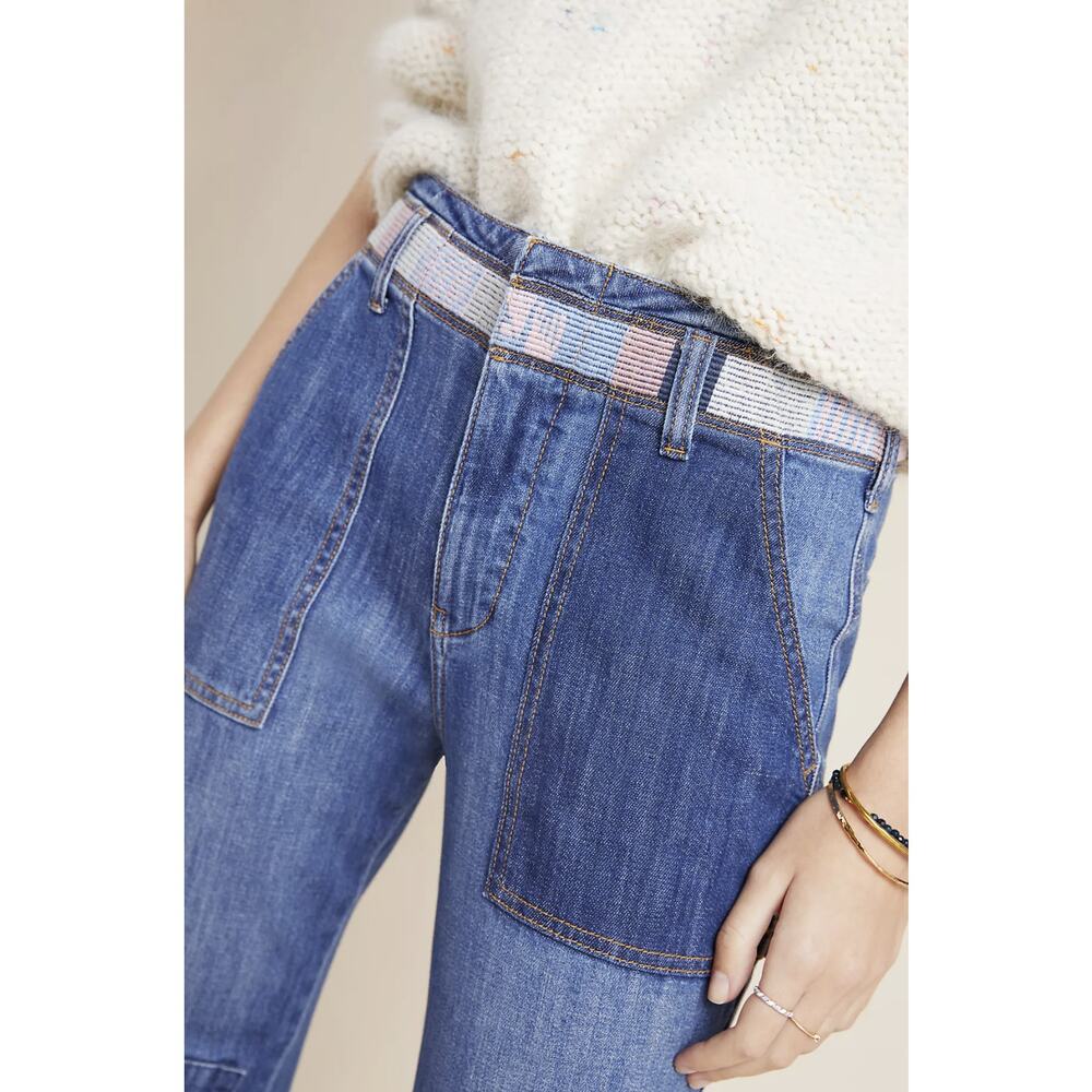 NEW Pilcro High-Rise Patchwork Slim Boyfriend Jea… - image 5